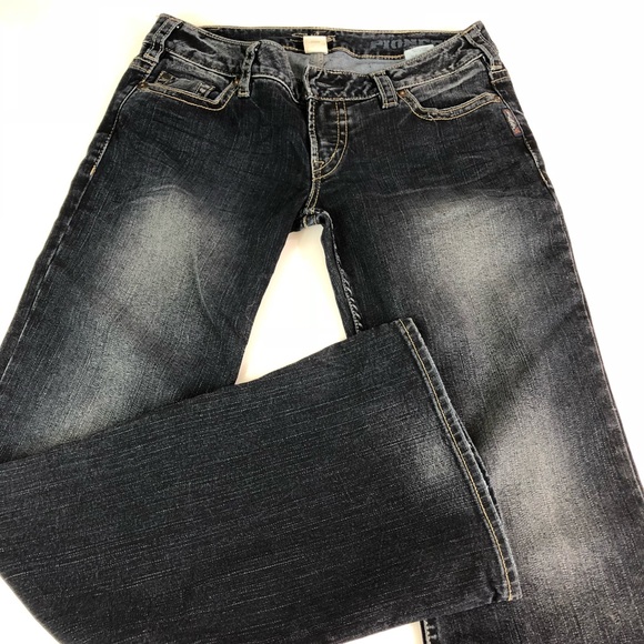Silver Jeans Dark Wash Pioneer Bootcut Sz 30 - Picture 2 of 6